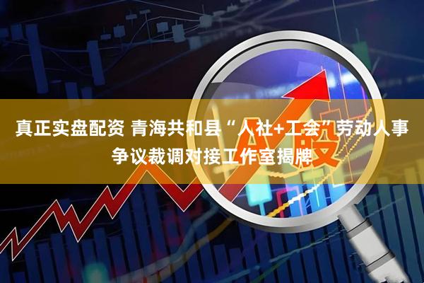 真正实盘配资 青海共和县“人社+工会”劳动人事争议裁调对接工作室揭牌